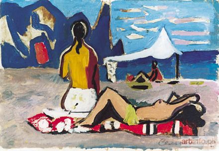 SIELSKI Roman | Plażowiczki na słońcu, 1959