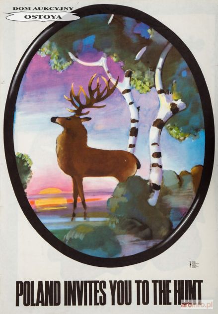 ŚWIERZY Waldemar | Plakat POLAND INVITE YOU TO THE HUNT, 1970