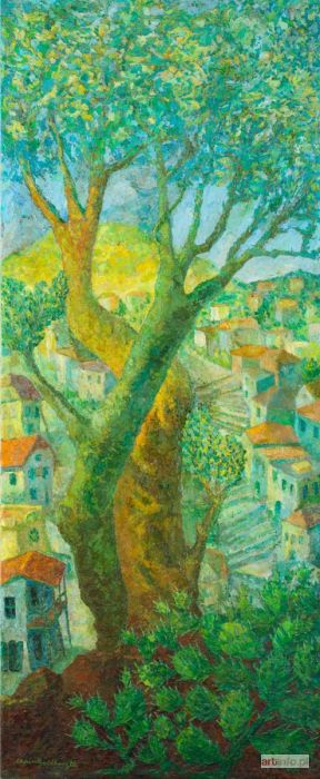 GOLDBERG Chaim | WIDOK NA SAFED, 1986