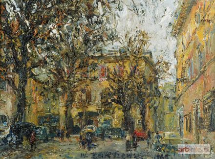 ZAKRZEWSKI Włodzimierz | Rzym - Trastevere Piazza Sant`Egidio, 1965