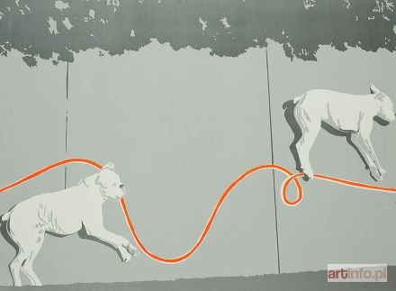 TROJANOWSKI Artur (Artór) | Two dogs and Snake (Dwa psy i wąż), 2010