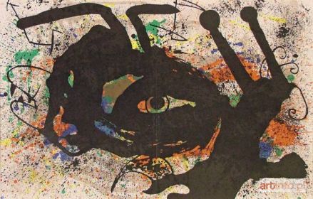 MIRÓ Joan | Kompozycja abstrakcja, 1973