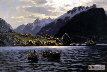 ECKENBRECHER Themistokles | Fiord w Norwegii, 1913