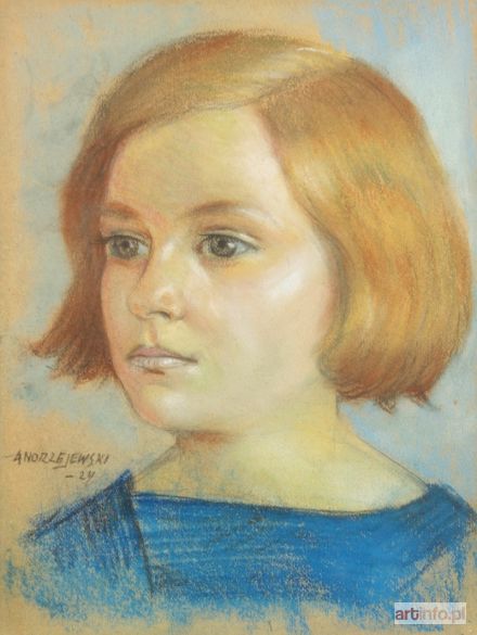 ANDRZEJEWSKI Szczepan | Główka dziewczynki, 1924