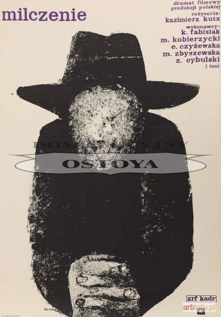 ŚWIERZY Waldemar | Plakat do filmu MILCZENIE, 1963