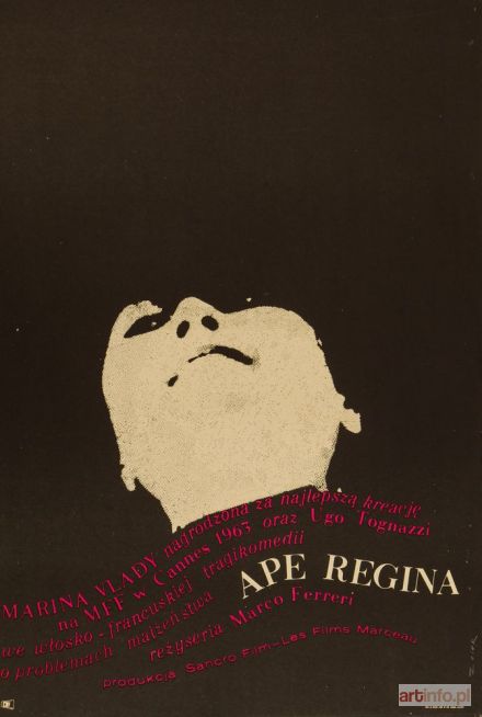 ZELEK Bronisław | Plakat do filmu APE REGINA, 1962