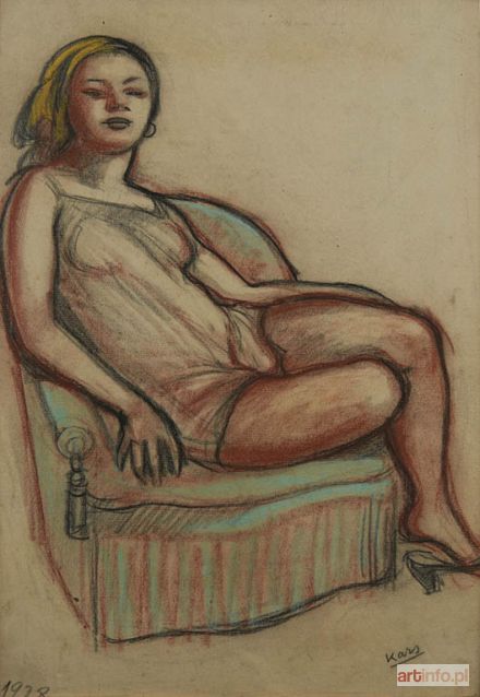 KARS Georges (Jiri Karpeles) | FEMME AU FAUTEUIL VERT, 1928