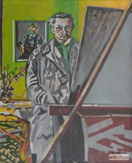 HALAMA Józef | Autoportret. Chwila zamyślenia, 1980