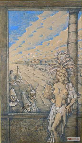 LEBENSTEIN Jan | PUCINELLA I PIĘKNOŚĆ (PUCINELLA ET BEAUTÉ), 1990