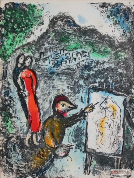 CHAGALL Marc | Devant St-Jeannet, Avril 1972