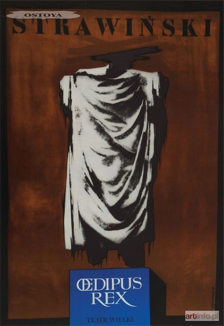 CIEŚLEWICZ Roman | Plakat, IGOR STRAWIŃSKI, OEDIPUS REX, 1961