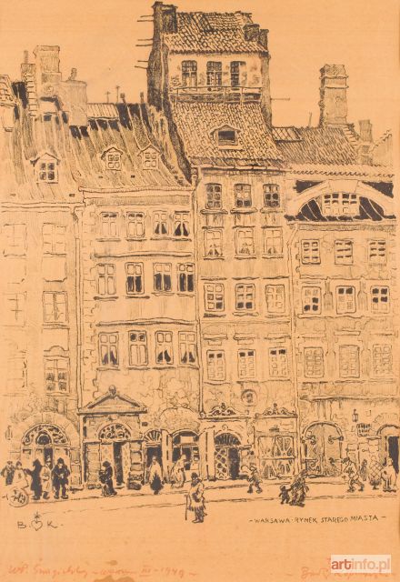 KOPCZYŃSKI Bronisław Piotr | Rynek Starego Miasta, 1949 r.