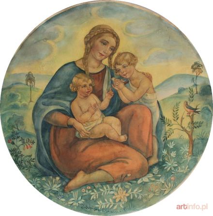 BOBIŃSKA-PASZKOWSKA Janina | Madonna na łące