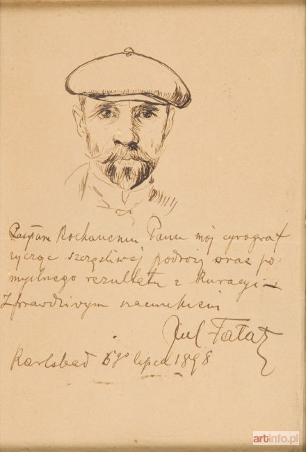 FAŁAT Julian | Autoportret, 1898 r.