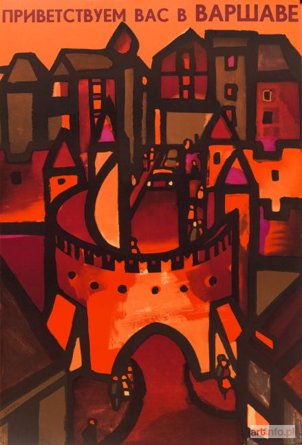 ŚWIERZY Waldemar | Plakat Witamy w Warszawie, 1968 r.