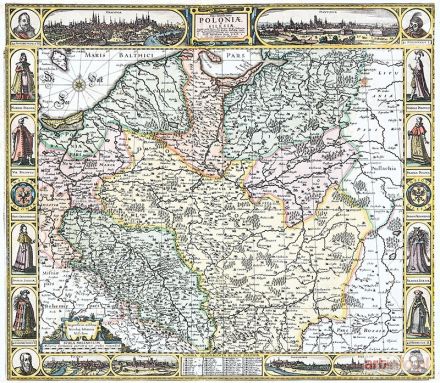 VISSCHER Claes Janszoon | Haec Tabula nova Poloniae  et Silesiae, Sigisimondo Tertio, dei Gratia Regi Poloniae...