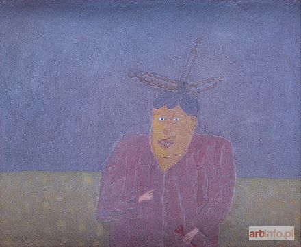 BIEŃKOWSKI Andrzej | Portret Chińczyka w Japońskim stroju, 1979 r.