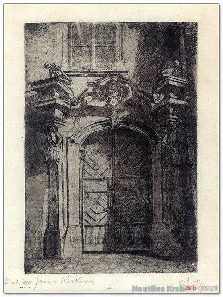 MISKY Ludwik | Kraków. Portal kamienicy przy ul. Św. Jana, ok. 1905