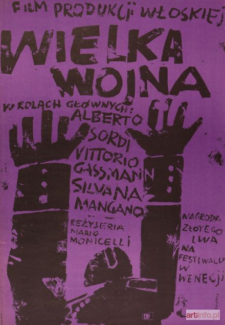 ŚWIERZY Waldemar | Plakat do filmu WIELKA WOJNA, 1962