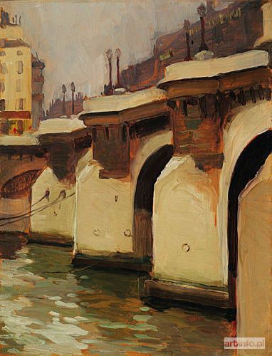 GIERYMSKI Aleksander | WIDOK PONT NEUF W PARYŻU 1893 r.