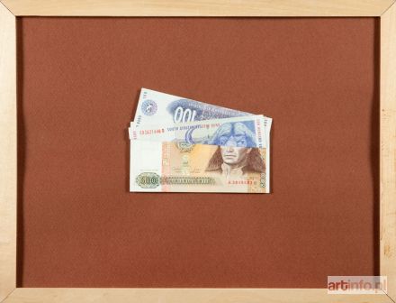 SMOLEŃSKI Konrad | Z serii `Kolaż z banknotami`, 2013 r. (?)