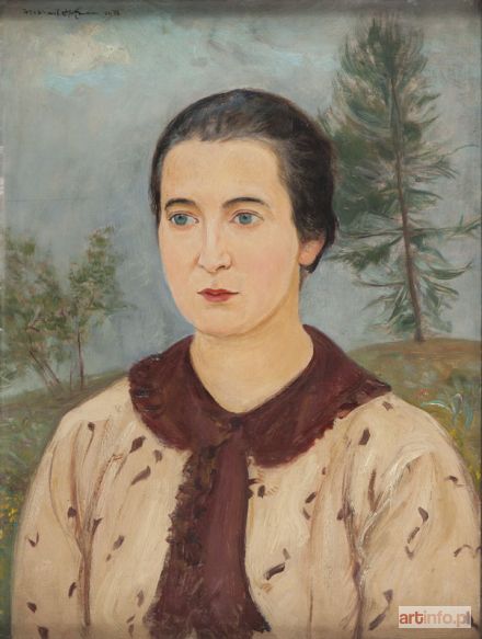 HOFMAN Wlastimil | Portret kobiety , 1936 r.