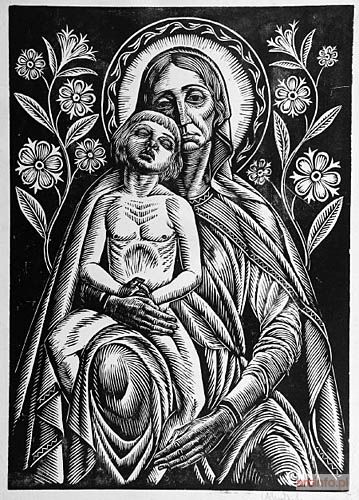 SKOCZYLAS Władysław | Madonna w lelujach, 1928