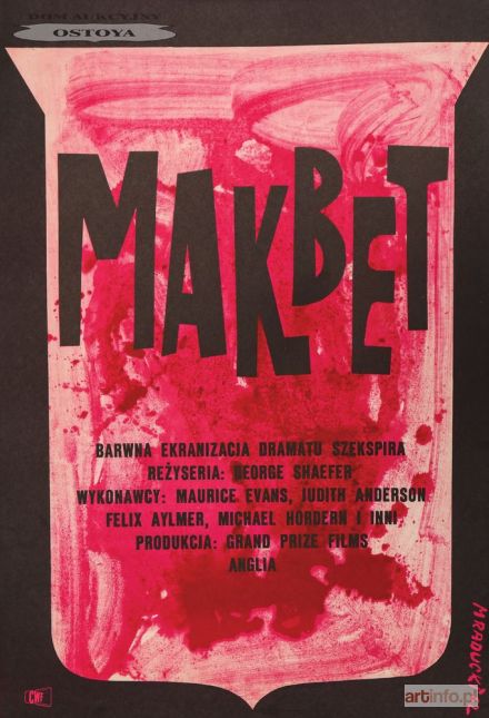 RADUCKI Maciej | Plakat do filmu MAKBET, 1962