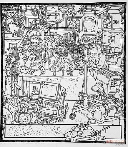 POPIEL Andrzej | Konferencja prasowa z Chrystusem 1977