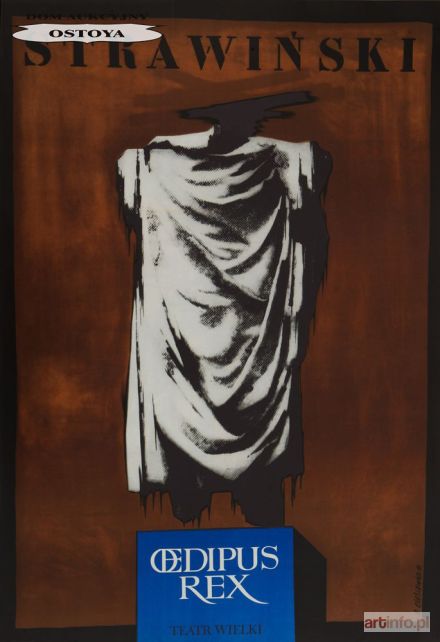 CIEŚLEWICZ Roman | Plakat IGOR STRAWIŃSKI, OEDIPUS REX, 1961