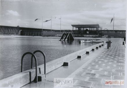 OLSZEWSKI Czesław | Ciechocinek. Pływalnia solankowa - basen, projekt Romuald Gutt, Aleksander Szniolis, 1931-1932