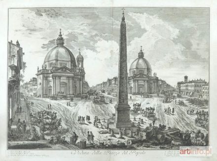 BATTISTA Giovanni | VEDUTA DEL PIAZZA DEL POPOLO, OK. 1746 R.