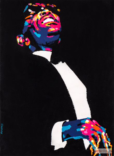 ŚWIERZY Waldemar | Ray Charles - projekt plakatu