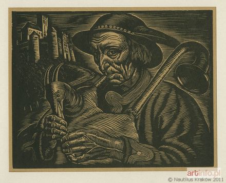 SKOCZYLAS Władysław | Kobziarz - góral Mróz, 1928