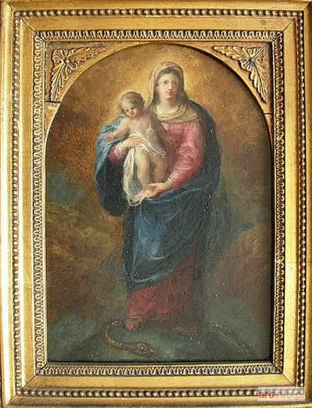 ARTYSTA nieokreślony, XVIII w. | Madonna z Dzieciątkiem