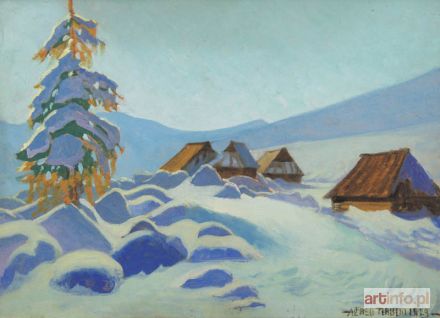 TERLECKI Alfred | SZAŁASY W ŚNIEGU, 1923