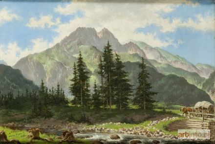 ELJASZ-RADZIKOWSKI Walery | Widok na Giewont, 1882 r.