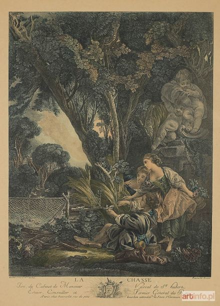 BEAUVARLET Firmin Jacques | Polowanie (La Chasse), XVIII w.