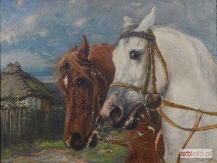 ZAJCHOWSKI Franciszek | Głowy koni, 1906