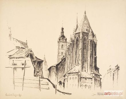 RUBCZAK Jan (Dubczak) | Kraków. Prezbiterium Kościoła Mariackiego, 1934