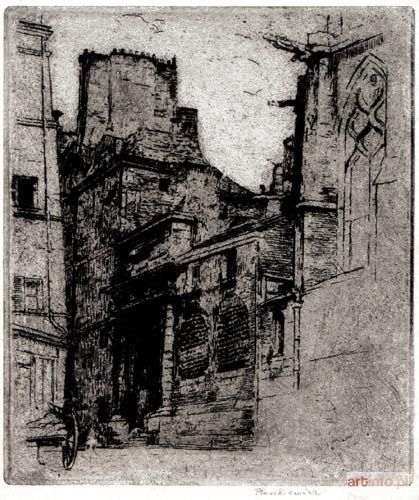 PANKIEWICZ Józef | Rue des Barres w Paryżu, ok. 1904