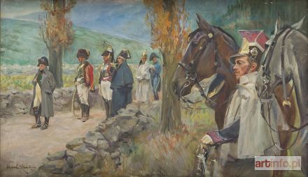 KOSSAK Wojciech | Napoleon pod Somosierrą, 1937 r.