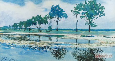 FAŁAT Julian | Pejzaż z Osieka, 1920