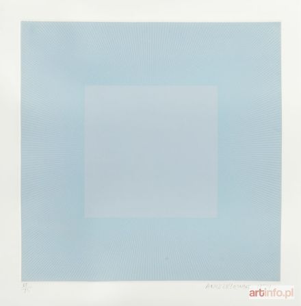 ANUSZKIEWICZ Richard | Winter Suite (Light Blue with Light Blue), 55/95, 1979 r.