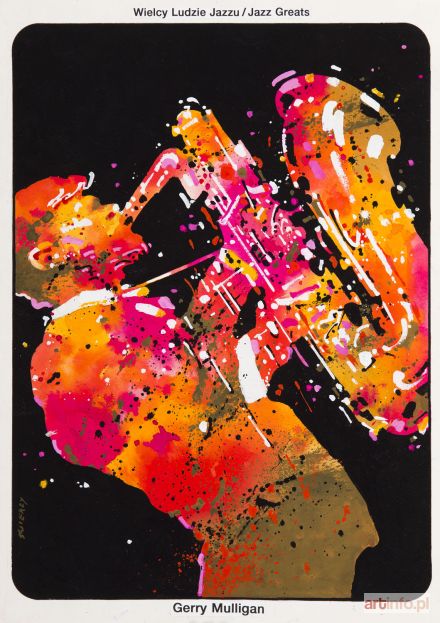 ŚWIERZY Waldemar | Gerry Mulligan, projekt plakatu