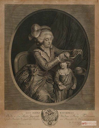 WILLE Georg Johann | OPIEKA MACIERZYŃSKA, 1784