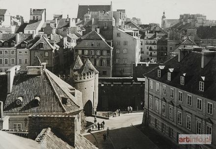 FOTOGRAF nieokreślony, XX w. | Warszawa - Barbakan, 1959