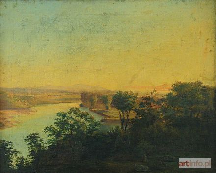 EKIELSKI Jan Zygmunt | Widok Wisły pod Krakowem, ok. 1860