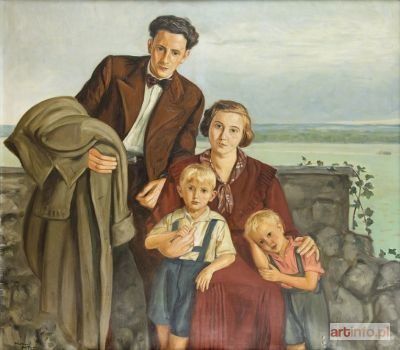 HOFMAN Wlastimil | Portret rodziny Potockich, 1934