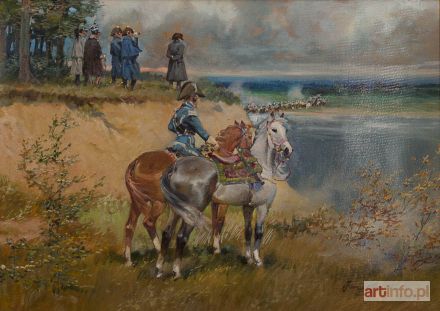 KOSSAK Jerzy | Przeprawa przez Niemen, 1945